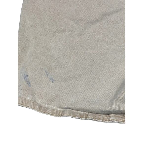 American Eagle Midi Stretch Shorts Size 10 Khaki Beige - Picture 6 of 8